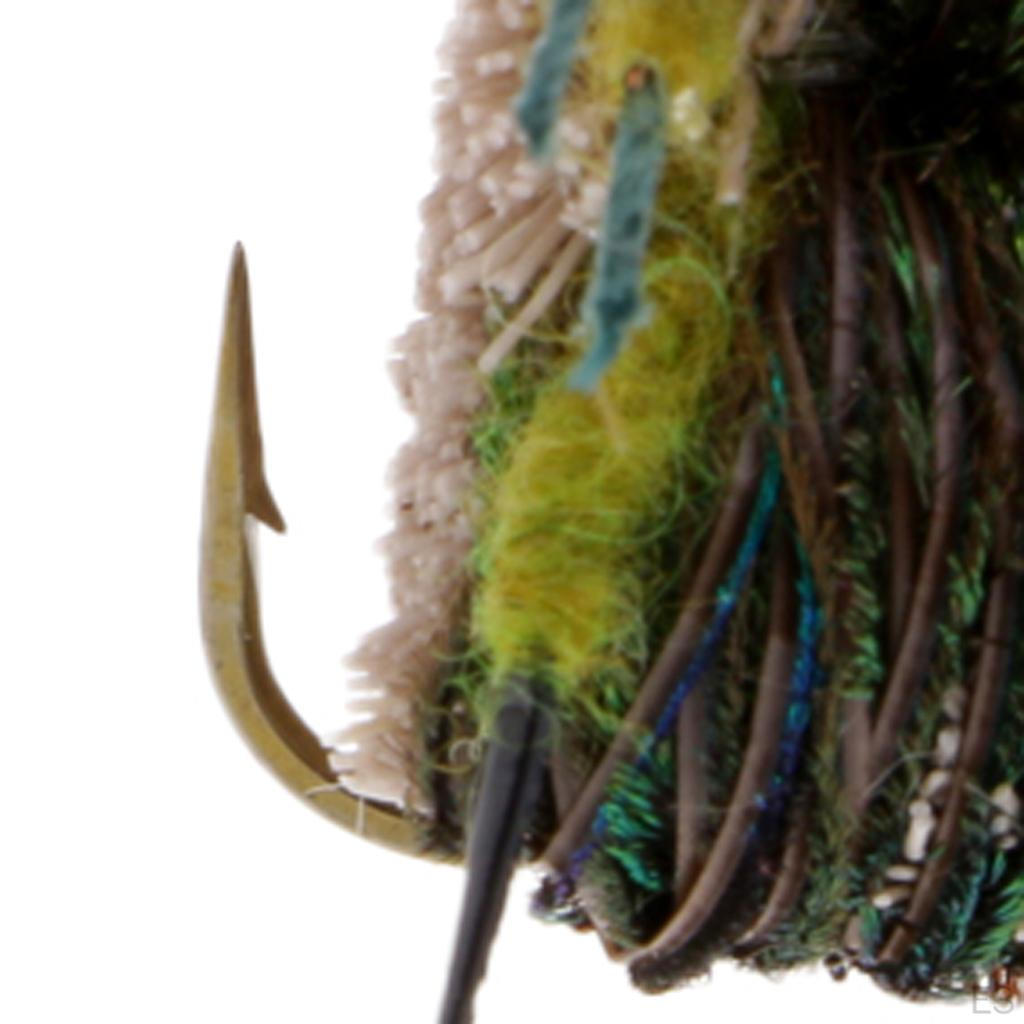 Floating Carp Coarse Bass Fly Fishing Hand-tied with High Carbon Steel Hook, 3 Models
