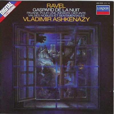 CD RAVEL; ASHKENAZY - Gaspard De La Nuit / Valses Nobles  4102552 London Records Japan Classical Used