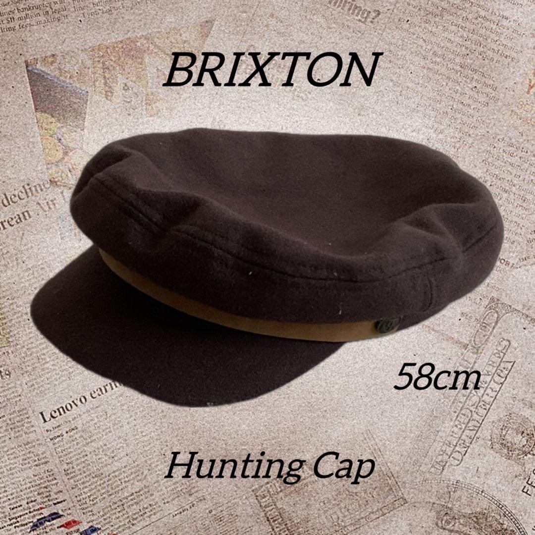 Used BRIXTON Hunting 58cm Wool Material Casquette