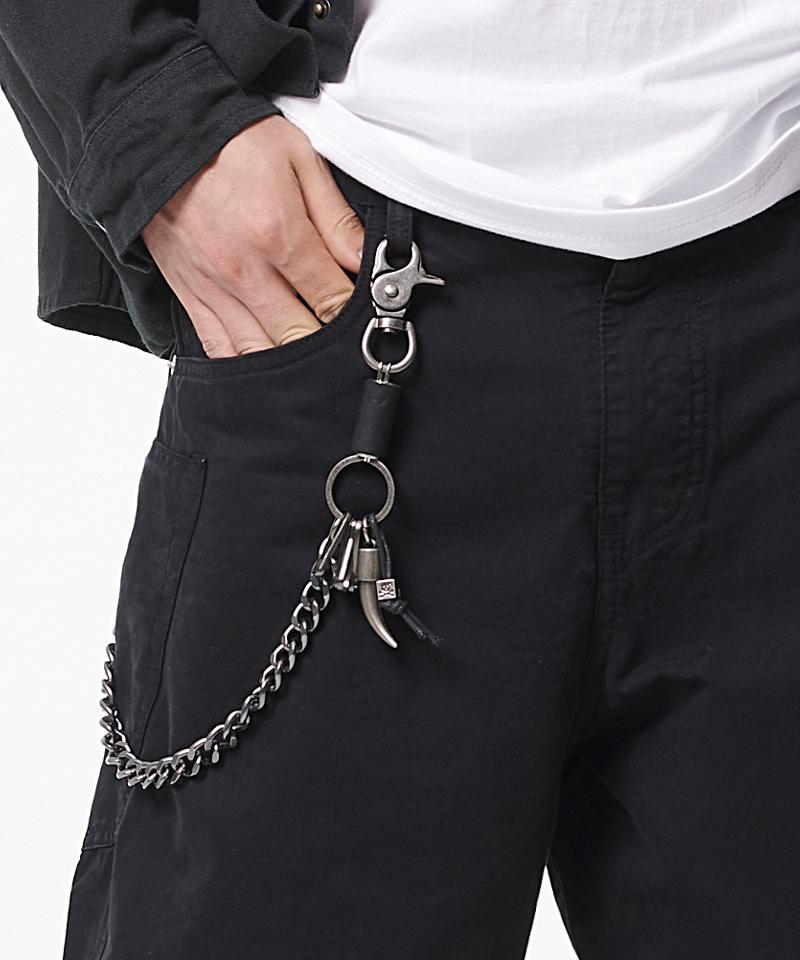 ARTISTWEAR [2Colors] Horn Point Pendant Chain Keyring