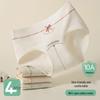Mengbadi Women's 10A Antibacterial Cotton Briefs (4-Pack)
