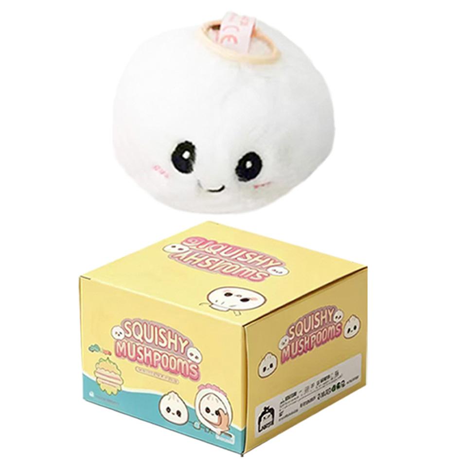 Trendy New Style Bag Hanging Cute Simulation Dumpling Plush Keychain Backpack Pendant Cartoon Toy Gift