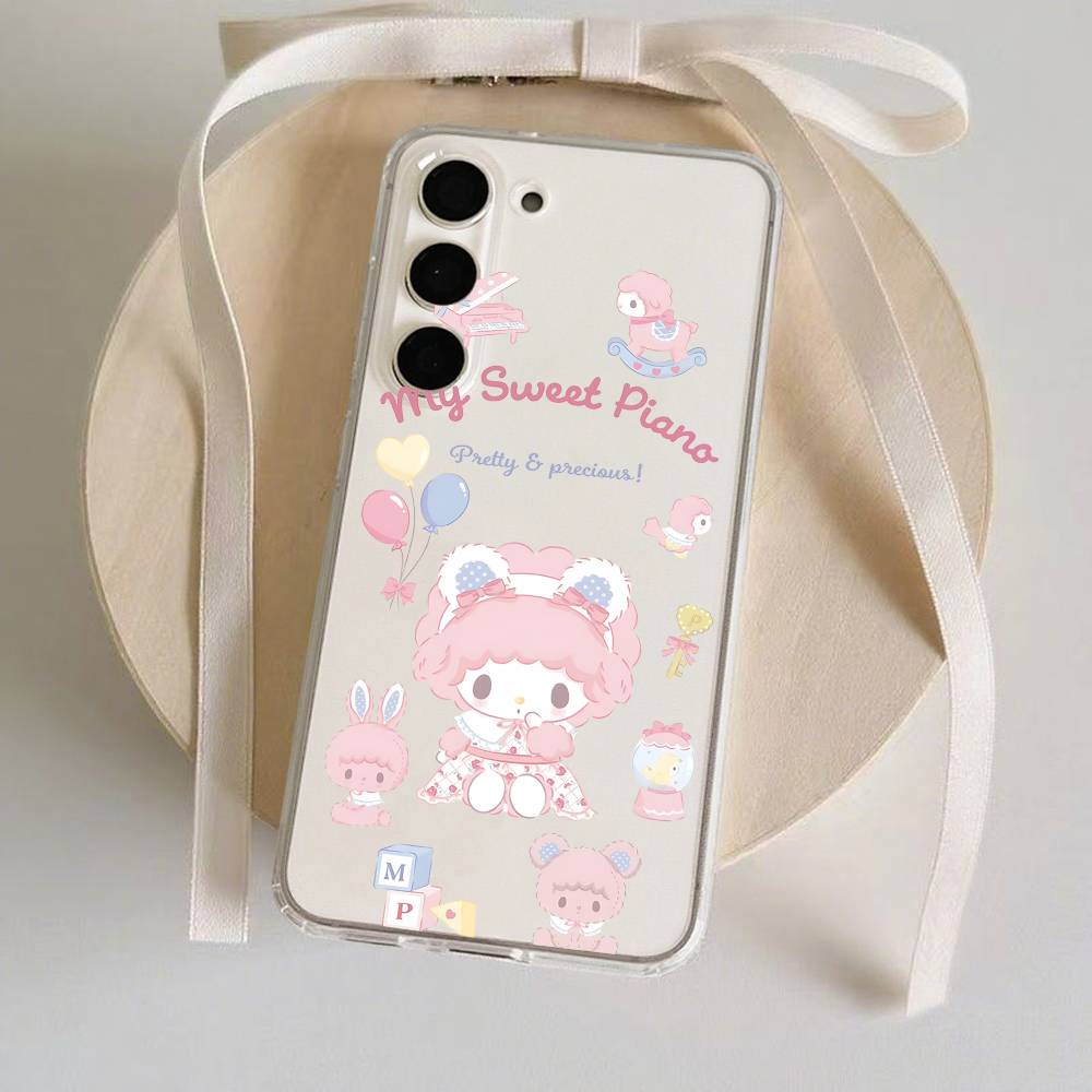 MY S-SWEET P-PIANO Phone Case For Samsung Galaxy S21 S22 S23 S24 S25ULTRA FE Ultra Plus5G A52S Transparent Cover