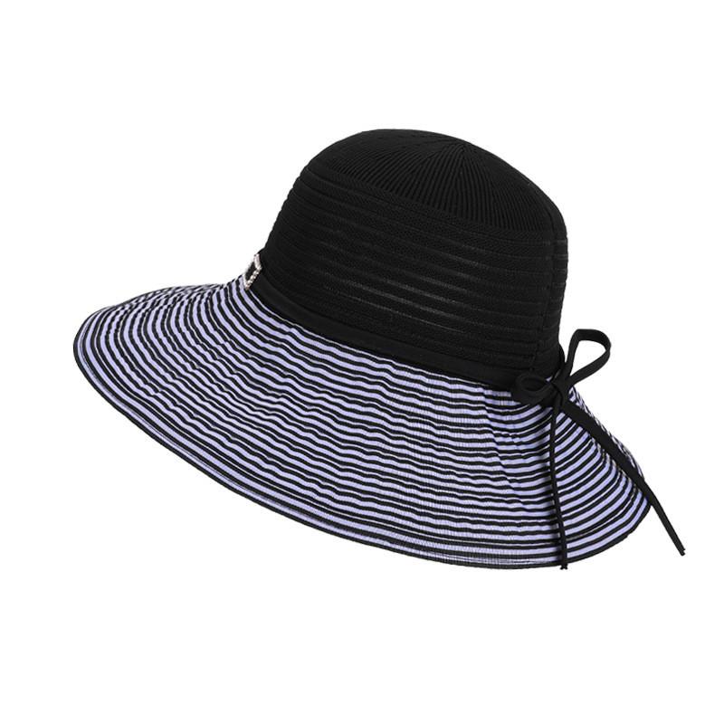 

Womens Foldable Floppy Hat With Bow Decor For Beach And Outdoor Activities чорний