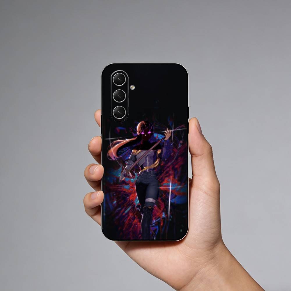 Clair Obscur E-Expedition 33 Maelle Phone Case For Samsung Galaxy A73,A21s,A22,A31,A52,A53,A71,A41Soft Black Shell