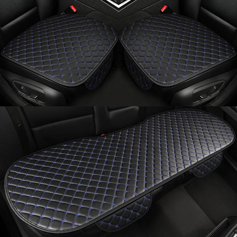New Car Seat Cushion Universal Comfort Breathable Leather Diamond Grid Single Seat Multi-Pack Universal Vehicle Seat Pad