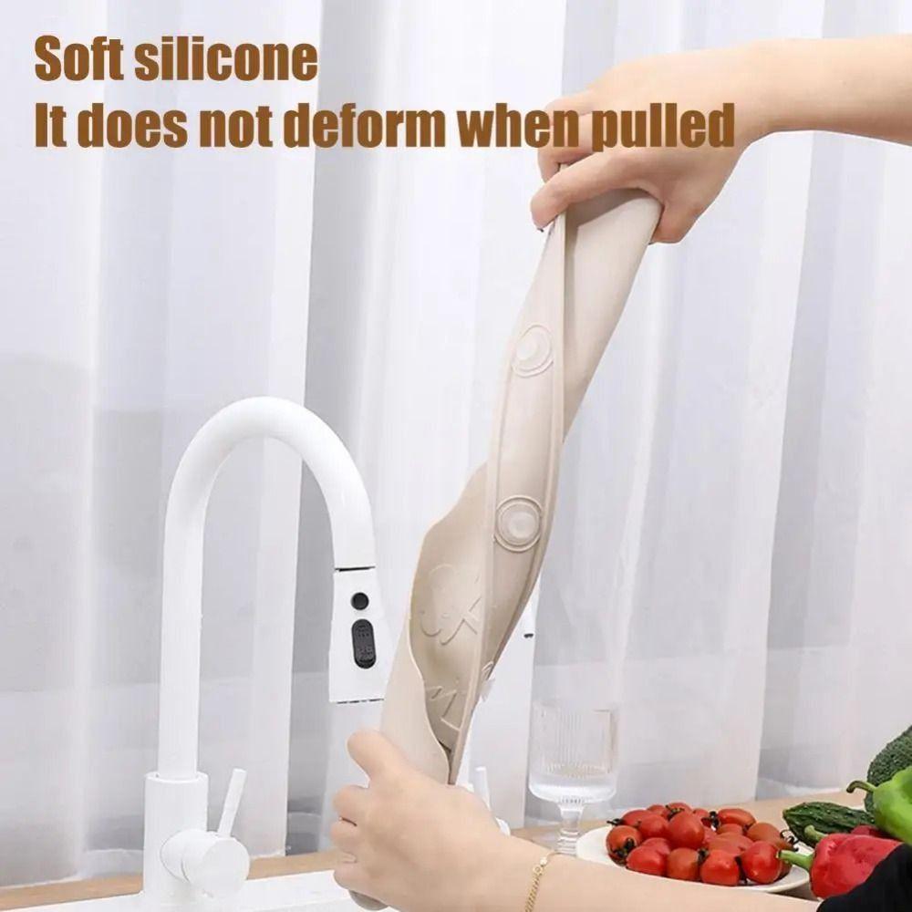 Soft Kitchen Water Baffle Reusable Water Baffle Plate Sink Splash Guard  Kitchen Gadgets