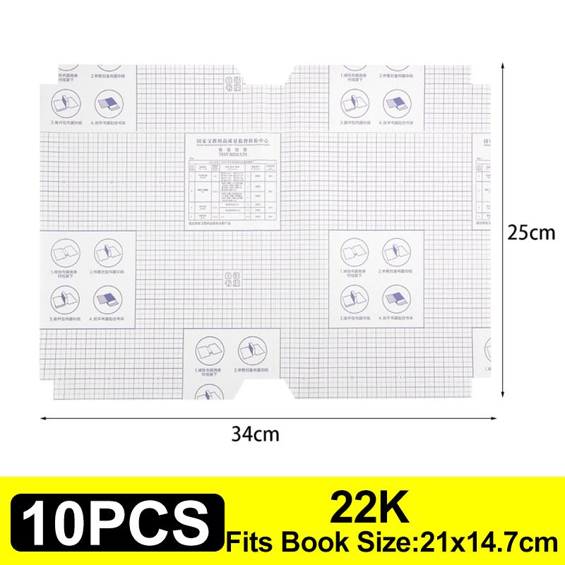 

10-30Pcs A4/16K/22K Matte Clear Self-adhesive Book Cover Wrap Waterproof Textbook Skin Sleeve Students Book Wrapping Supplies