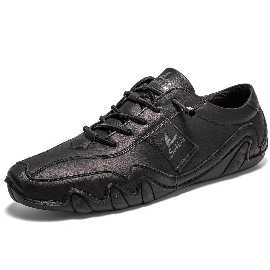 Men's Low-Top Casual Loafers - Octopus Design, Plus Size Available