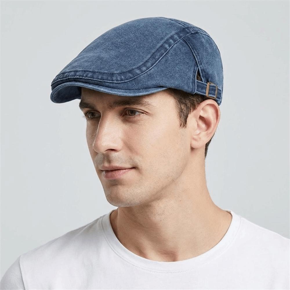 Adjustable Painter Beret Cotton Flat Cap Fashion Peaked Cap  Women