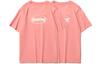 Men's T-Shirt Li-Ning Li Ning Drop Shoulder Sleeve T Shirt Unisex Multicolor Orange Pink