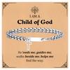 Trendy Cross Cuban Chain Bracelet for Men,Christian Religious Baptismal Bible Chain Wristband,Gift Card for Son Dad
