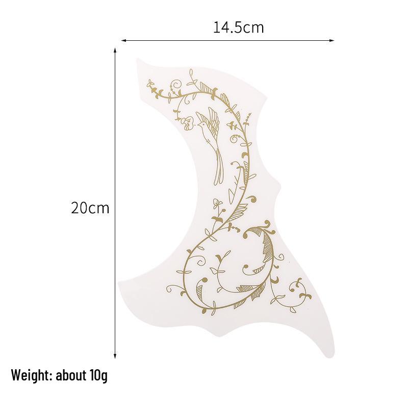 Gitaar slagplaat voor 38", 40", 41" – Gekleurde Onregelmatige Vorm, Geschilderd Stickerbord Accessoire