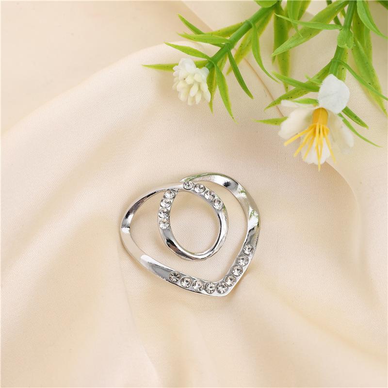 

Модный шелковый шарф и пряжка для рубашки с узлом - Аксессуар для одежды 1PC