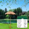 Imitation Thatch Outdoor Sunshade Umbrella - Garden, Courtyard, and Photography Decor Prop
