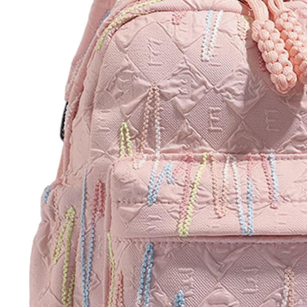Children's Backpack Spacious Design Weave Zipper Rucksack for Early Education