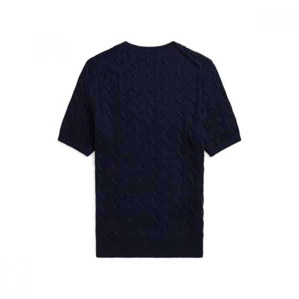 Polo Ralph Lauren Men S Cable Knit Cotton Short Sleeve Sweater mnpoSwe1n820011400