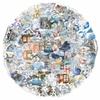 Winter Watercolor Stickers - 50 Sheets of Cartoon Decor for Phones & Laptops