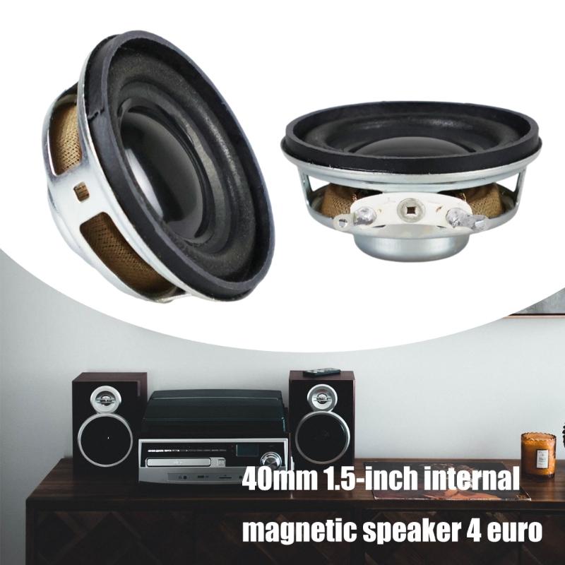 3W 40mm Speakers Diameter 4Ohm Internal Small Magnet Speakers Loudspeaker Set For Home Theater Loudspeaker 2PCS
