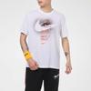 Nike M Nk Graphic Ss Tee Large Alphabet Printing Sports Short Sleeve White Men's DJ5218-100