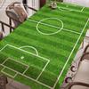 Football Field Plan Home Tablecloths Dining Decoration And Rectangular Table Accessories Waterproof Cloth Anti-stain