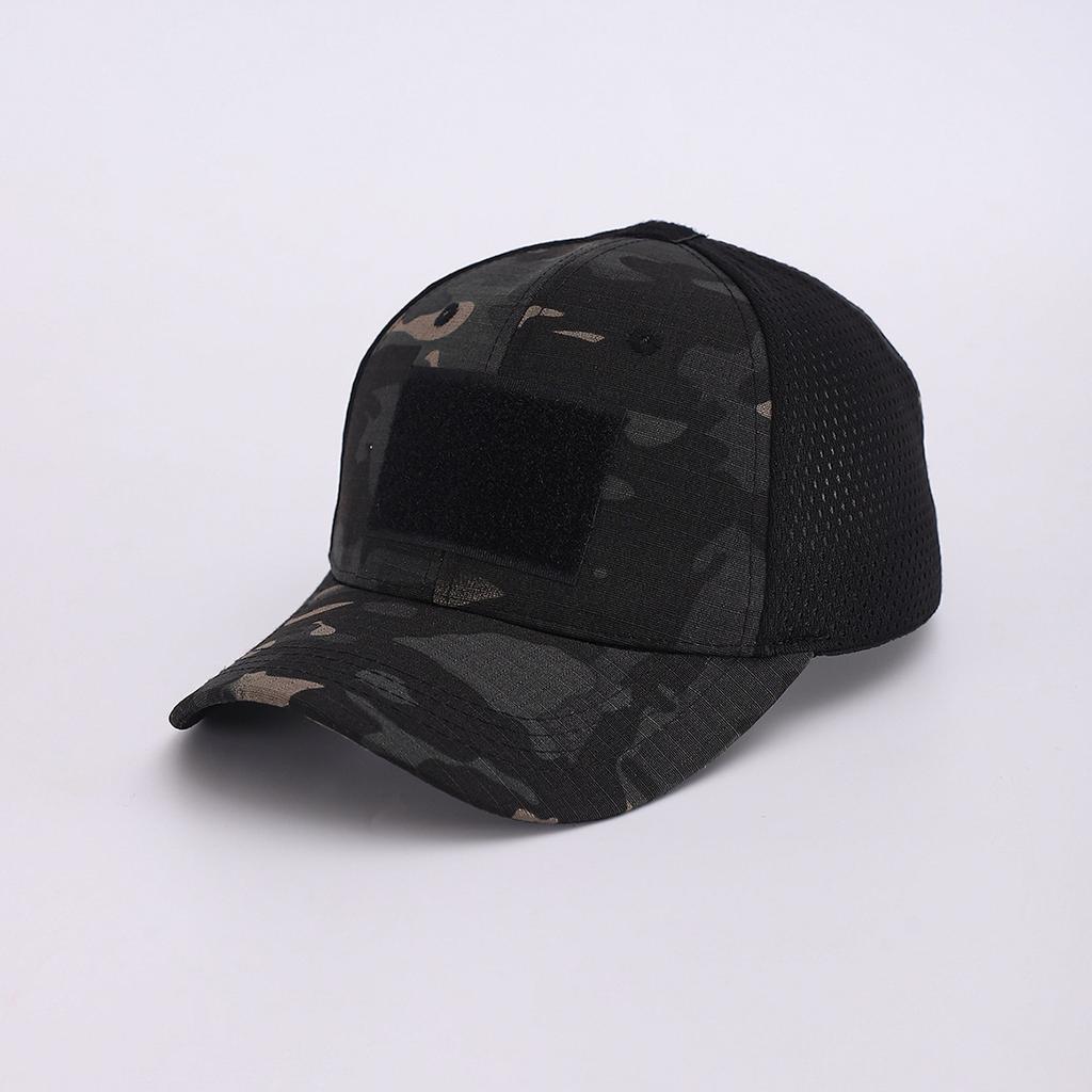 Military Fans Outdoor High-Quality Python Velcro Baseball Cap Men'S Tactical Camouflage Hat Sports Mesh Cap