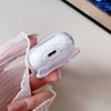 3D Bow Wave Earphone Case for AirPods 1 2 Case Pink Floral Girls Cover for AirPods Pro 3 2 Wireless Box With Keychain