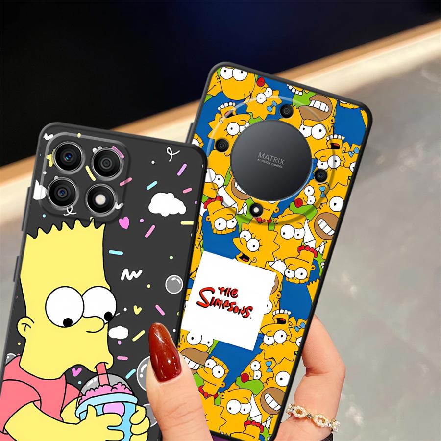 Funda Phone Cover Case for Honor 70 X9c X9 90 Lite X8 X7a X9a 8X Fun S-simpsons