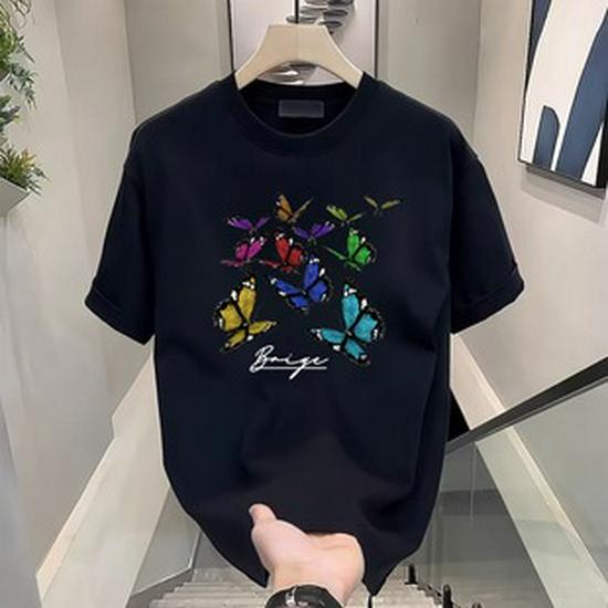 Low Battery 1% T-Shirt, Short Sleeve, Battery Full Signal Design, Pure Cotton, Couple Style, 2024 Collection, Large Size for Men