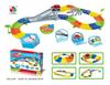 Children's DIY Electric Racing Car & LED Train Educational Toy Set