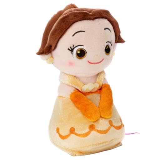 Disney Character Melody Talking Princess Belle Plush Toy, Approximately 22cm Tall