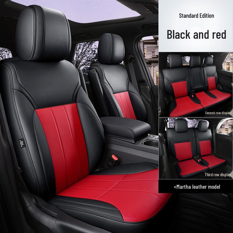 All-Season Universal Leather Seat Cover, Wear-Resistant, Full Coverage, Fits All Car Models