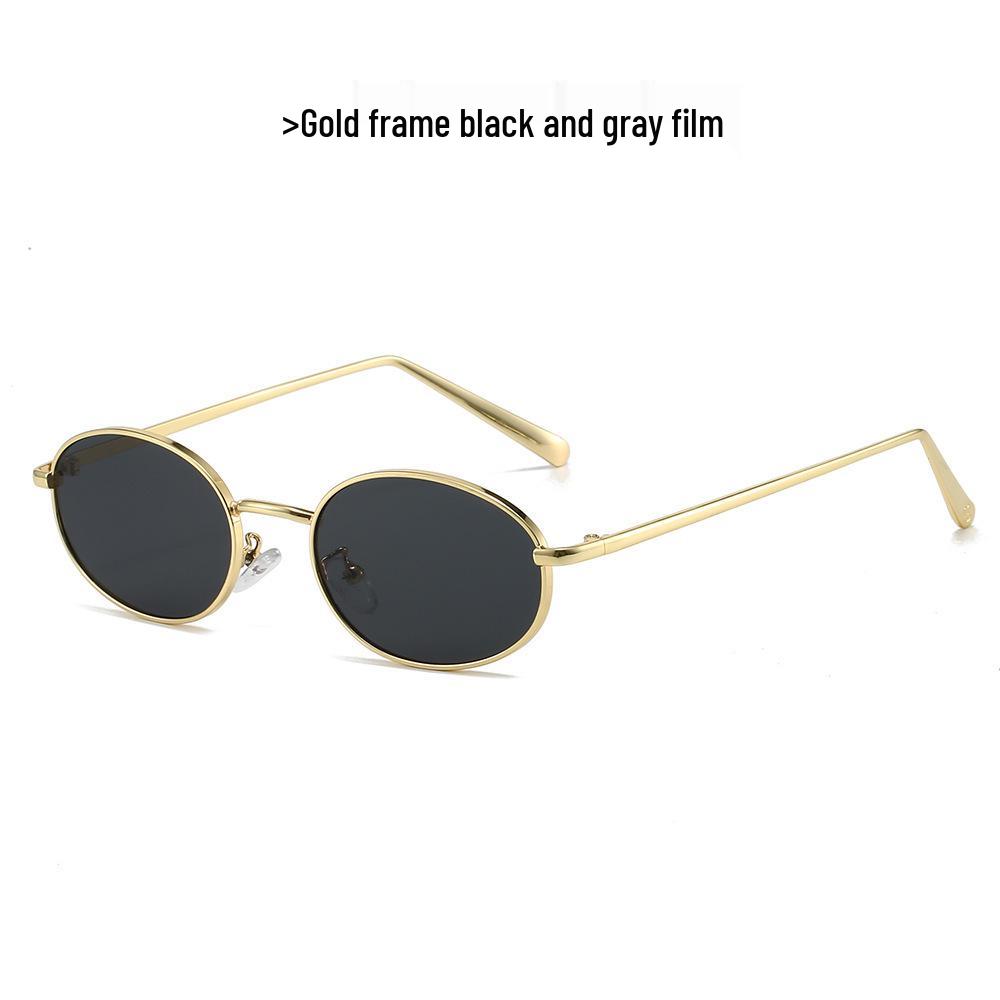 2025 Unisex Japanese-Style Metal Round Sunglasses: Retro Trendy Small Frame for Women