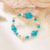 Bracciale Boemo con Perline Imitazione Conchiglia per Donna Stella Marina Tartaruga Bracciale in Corda Intrecciata Fatto a Mano Amicizia Spiaggia Vacanza Gioielli