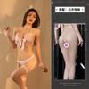 Sexy Lingerie Three-point Pussy Uniform Sexy Hot Temptation Crotch Free One-piece Pajamas Passion Suit