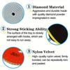 16pcs 4 Inch 100mm Diamond Polishing Pads Set for Stone Grinding and Refinishing Soft Abrasive Discs for Marble Granite Concrete