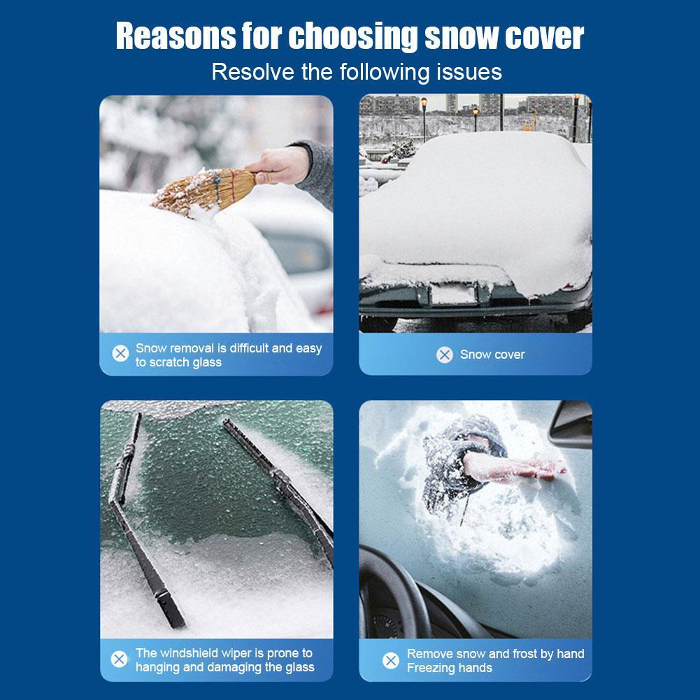 Car Windshield Sunshade Curtain Frost Cover Ice Snow Shield Foldable Car UV Protection Sunshade Auto Windscreen Visor Cover 1PC