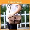 Retro Mens Canvas Messenger Bag With Adjustable Strap For Business Travel