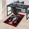 1PC Baphomet Barbed Wire Anti-slip carpet, suitable for Office, bedroomand playrooms. It can also be used as a sofa footrest cover-W60