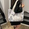 Hanfeng new corduroy bag for college students in class shoulder handbag bag large capacity niche cute cloth bag