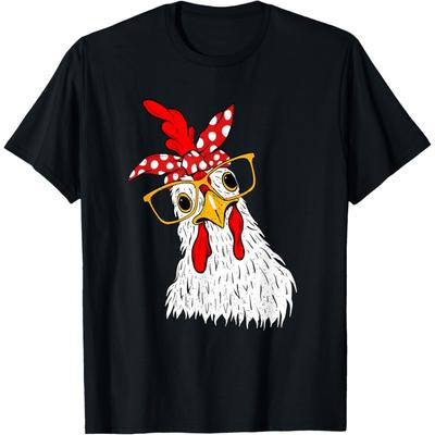 Kuřecí Bandana Dívka - Majitel Drůbeže Rančer Farmář Zahrádka Tričko