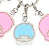 Sanrio Little Twin Stars 4-teiliger Acryl-Schlüsselanhänger ( Gesicht ) Japan NEU