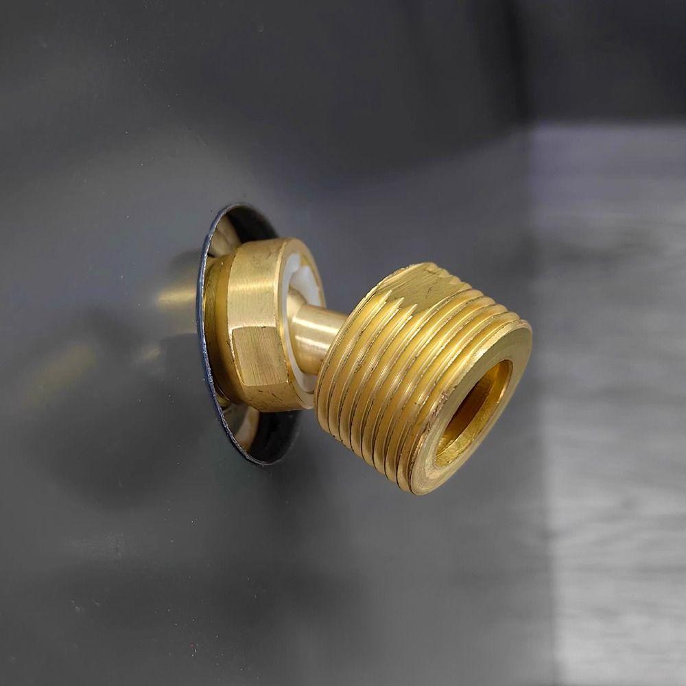 Copper Angled Curved Foot 360° Rotatable Angle Adjustment Eccentric Screw Corner Wall Mounted Lengthened Connecting Accessories