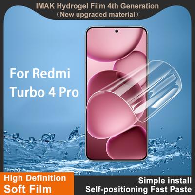 For Redmi Turbo 4 Pro 5G Glass IMAK Hydrogel Film 4th Generation Full Coverage Screen Protector