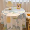 Schachbrett Tischdecke Leichter Luxus Hohes Gefühl Foto Studentenwohnheim Schreibtisch Dekoration Tischdecke Kaffeetischmatte