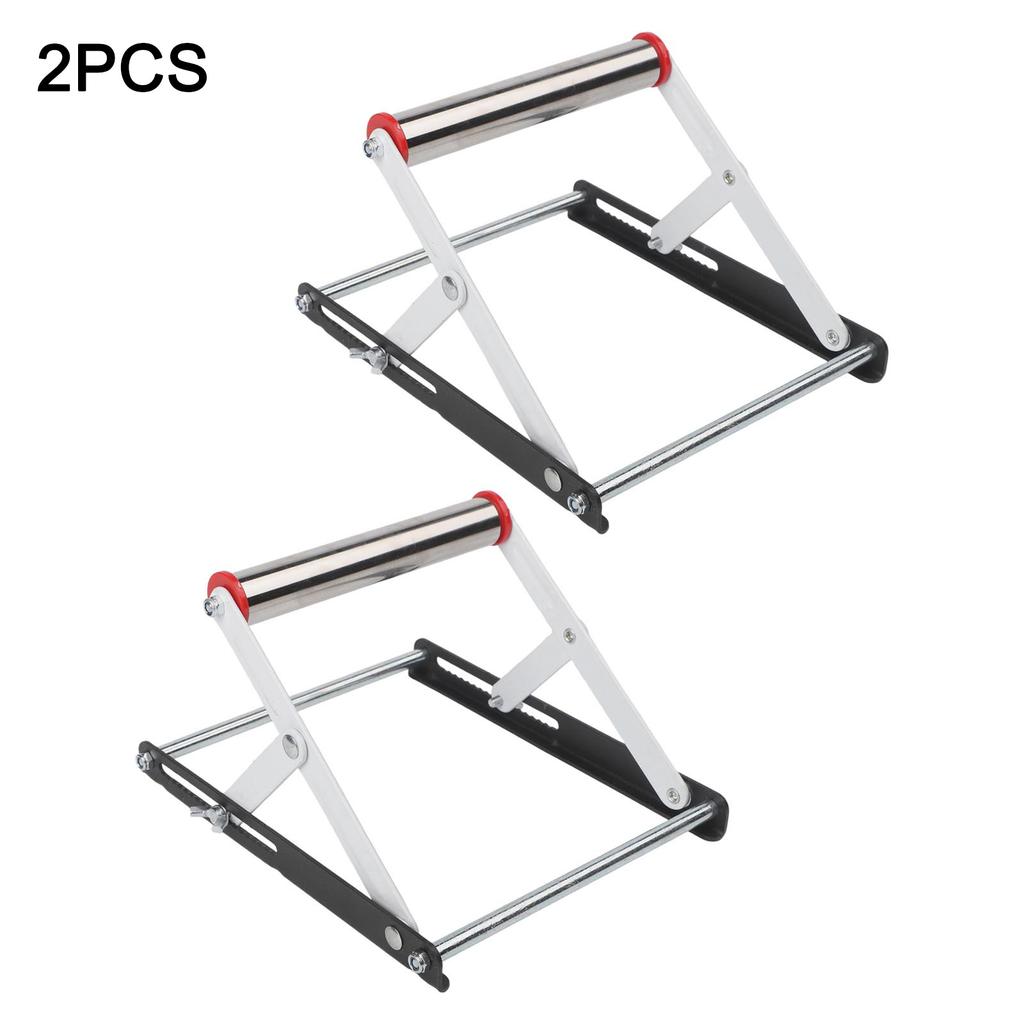 Foldable Material Support Bracket for Cutting Machines Height Adjustable from 55 to 135mm for User Convenience