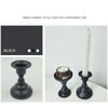 Nordic Vintage Metal Candlestick Holders Pillar Iron Art Candlestick For Wedding Party Decor Mini Retro Candle Stick Stand