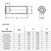 500/1500 Stück M2-M8 DIN916 304 Edelstahl Schwarz Sechskant Innensechskant Maschinen Elektronik Reparatur Spitze Bolzen Madenschrauben Set Kit Box