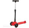 Bauerkraft Three-wheeled Foldable Balance Scooter with Luminous Wheels G079 Red
