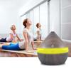 300ml Wood Grain Ultrasonic Aroma Diffuser, Essential Oil Humidifier with Seven-Color LED for Home and Office.